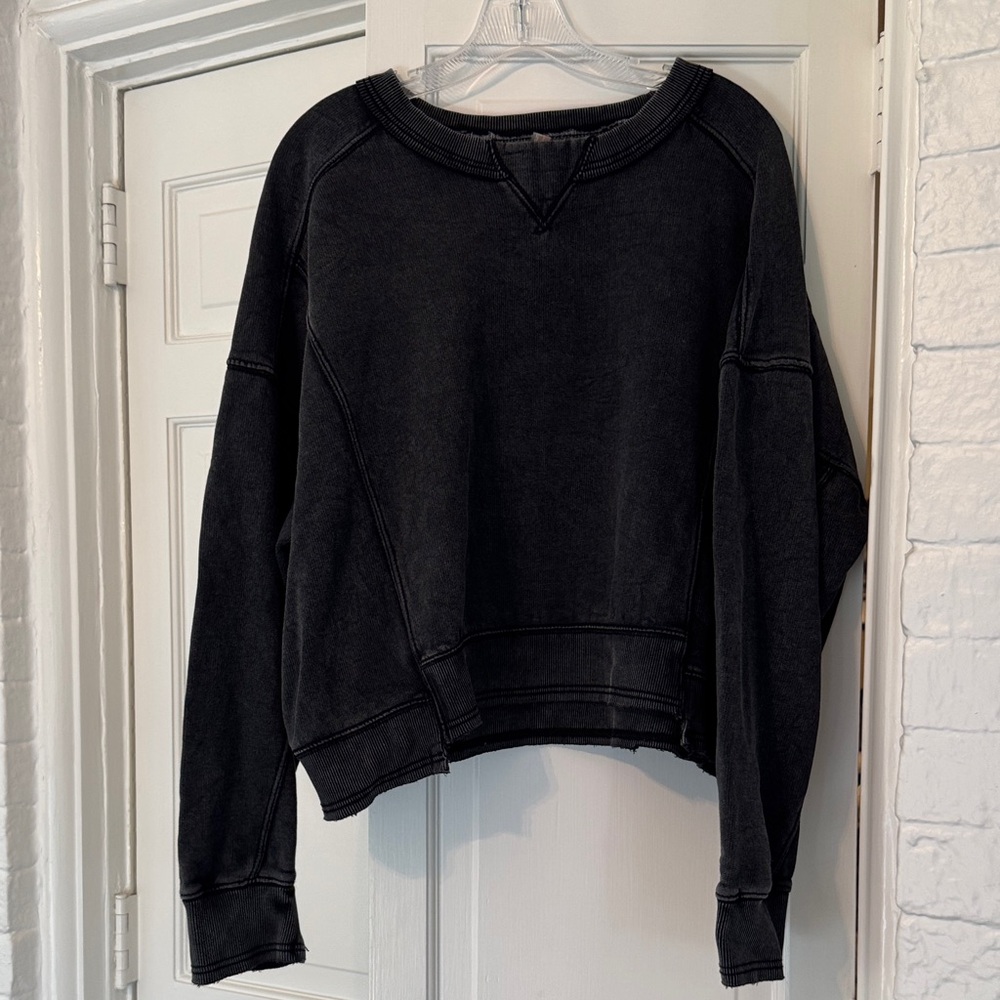 FP Movement Black Crewneck Sweatshirt